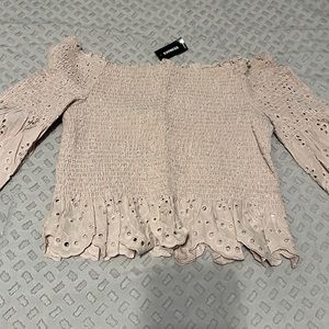 NWT express bell sleeve top